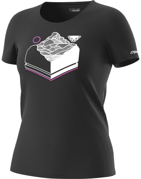 Dynafit Artist Series Co W - T-shirt - donna Black/White/Pink XS