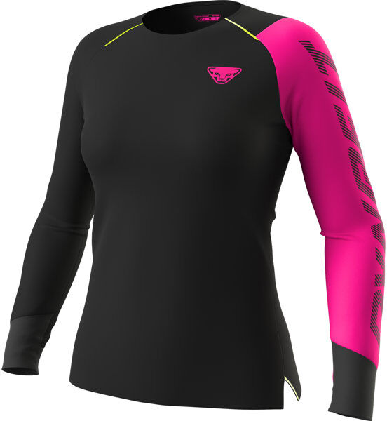 Dynafit Dna W - maglia a maniche lunghe - donna Black/Pink S