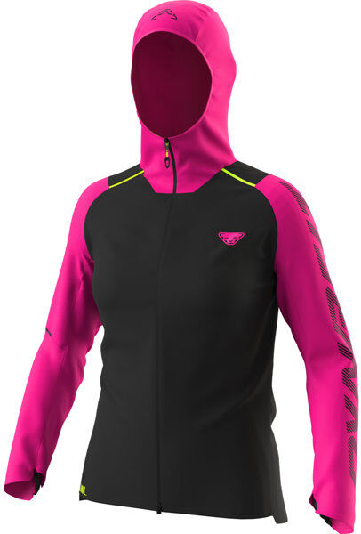 Dynafit Dna Wind W - giacca trail running - donna Black/Pink M
