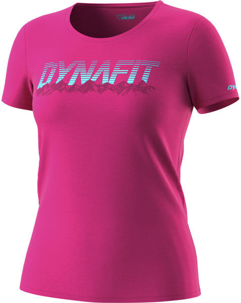 Dynafit Graphic - T-Shirt sport di montagna - donna Pink/Light Blue/Dark Pink I42 D36