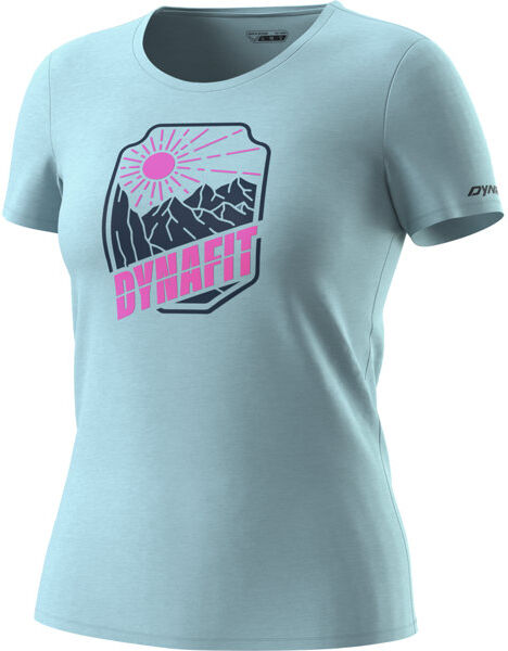 Dynafit Graphic - T-Shirt sport di montagna - donna Light Blue/Dark Blue/Pink I46 D40