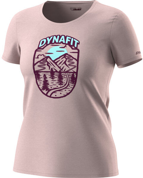 Dynafit Graphic - T-Shirt sport di montagna - donna Light Pink/Dark Red/Light Blue I46 D40