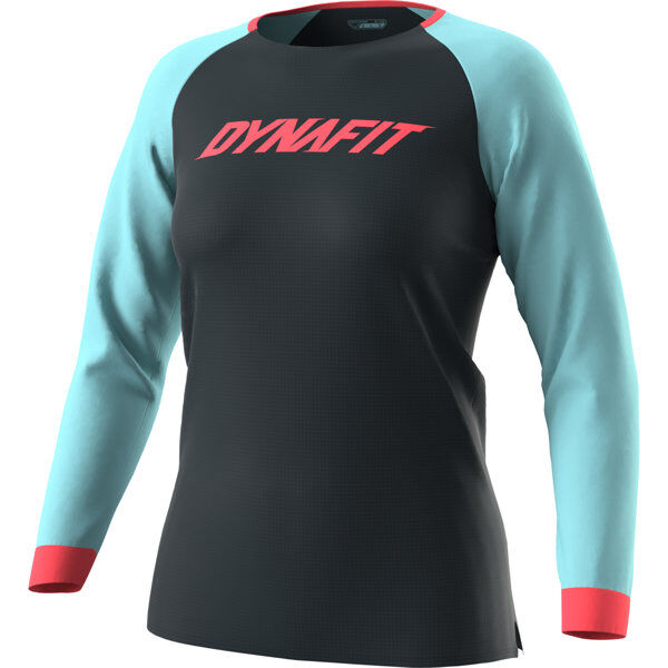 Dynafit Ride L/S W - maglia a maniche lunghe - donna Dark Blue/Light Blue/Pink XL