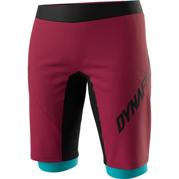 Dynafit Ride light 2in1 - pantaloni MTB - donna Dark Red/Black/Light Blue M