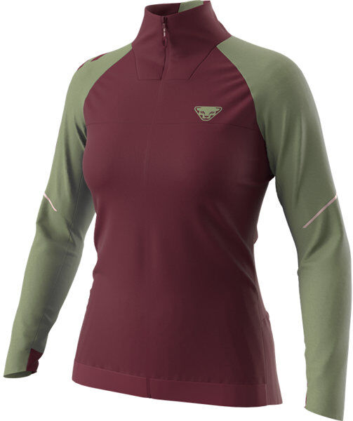 Dynafit Ride Wind W - giacca MTB - donna Dark Red/Green L