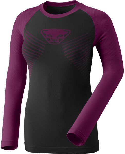 Dynafit Speed Dryarn - maglietta tecnica a maniche lunghe - donna Black/Violet I46 D40