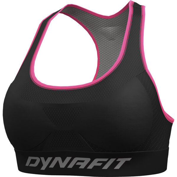 Dynafit Speed W - reggiseno sportivo alto sostegno - donna Black/Pink/Grey XS/S