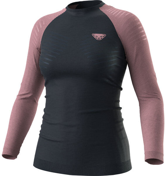 Dynafit Tour Light Merino - maglietta tecnica a manica lunga - donna Dark Blue/Light Pink S