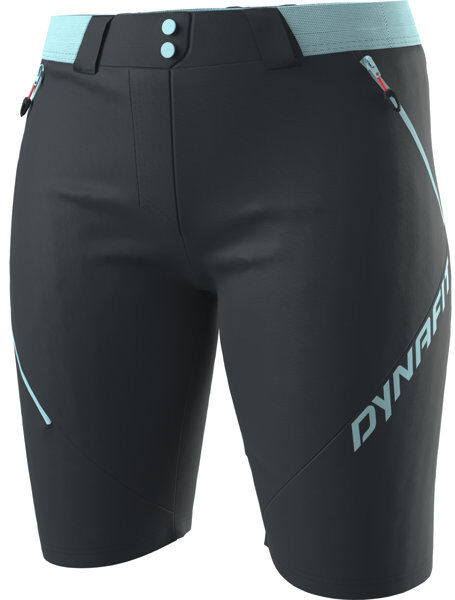 Dynafit Transalper 4 Dst - pantaloni corti trekking - donna Dark Blue/Light Blue/Red L
