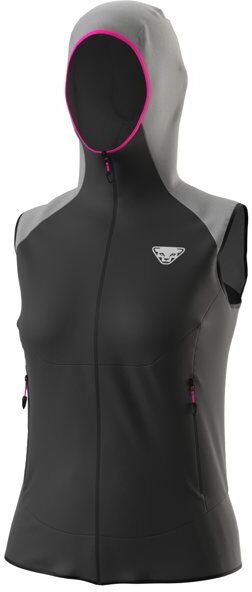 Dynafit Transalper Dst W - gilet softshell - donna Black/Light Grey/Pink XL