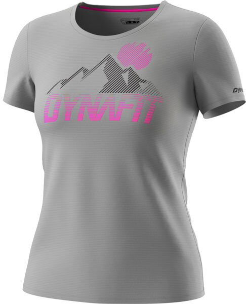 Dynafit Transalper Graphic S/S - T-shirt - donna Light Grey/Pink/Black XS