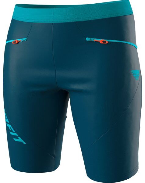 Dynafit Traverse Dst W- pantaloni corti alpinismo - donna Blue/Light Blue/Orange S