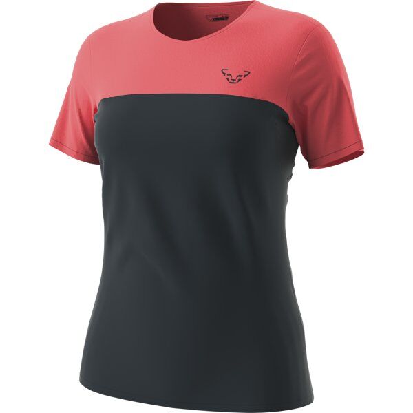 Dynafit Traverse S-Tech S/S W - T-shirt alpinismo - donna Dark Blue/Red XS/S