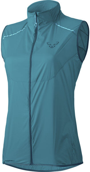 Dynafit Vertical Wind 49 - gilet trail running - donna Light Green/Blue/Azure I42 D36