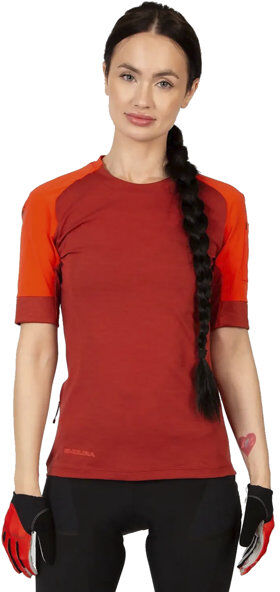 Endura GV500 - maglia ciclismo - donna Red/Orange L