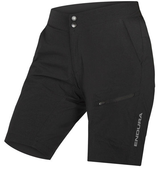 Endura W's Hummvee Lite Short with Liner - pantaloncino mtb - donna Black M