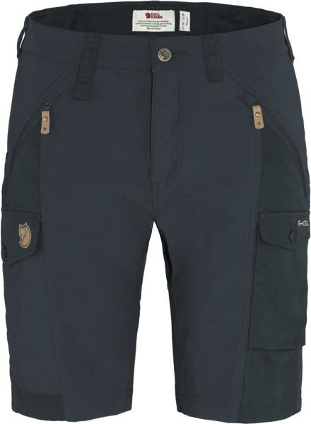 Fjällräven Nikka Curved W - pantaloni corti trekking - donna Dark Blue 38