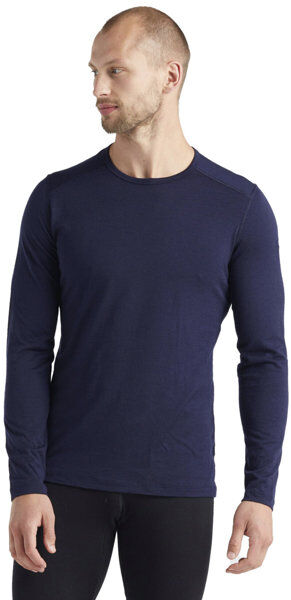 Icebreaker Merino 200 Oasis Crewe - maglietta tecnica a maniche lunghe - uomo Dark Blue XL