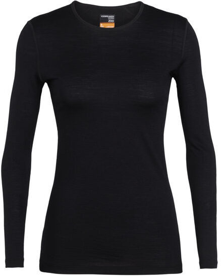 Icebreaker W Merino 200 Oasis - maglietta tecnica - donna Black XS