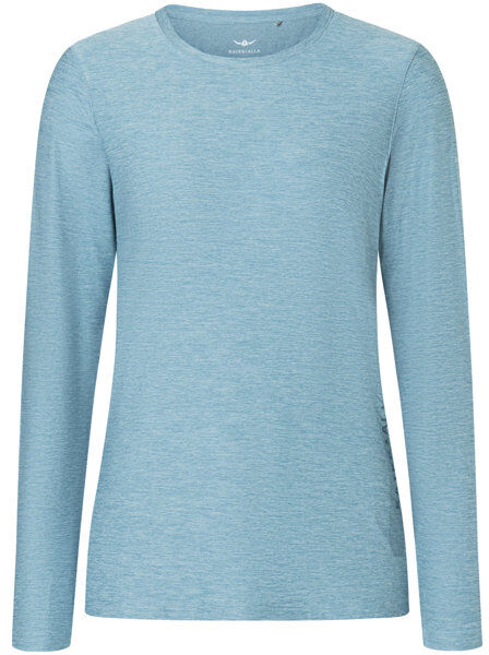 Kaikkialla Kajaani L/S W – maglia manica lunga - donna Light Blue 2XL