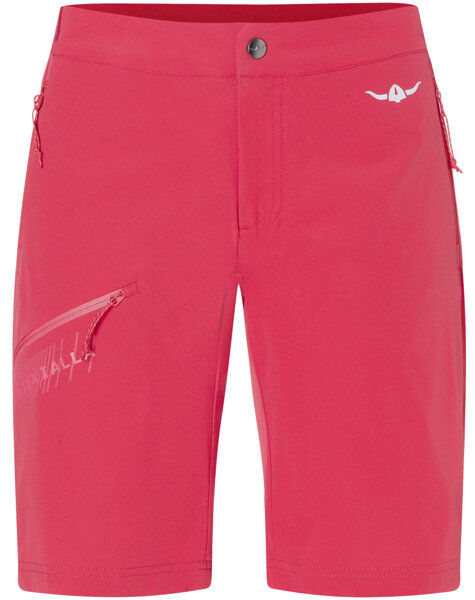 Kaikkialla Valkama W - pantaloni corti trekking - donna Red I48 D42