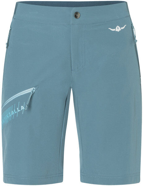 Kaikkialla Valkama W - pantaloni corti trekking - donna Light Blue I48 D42