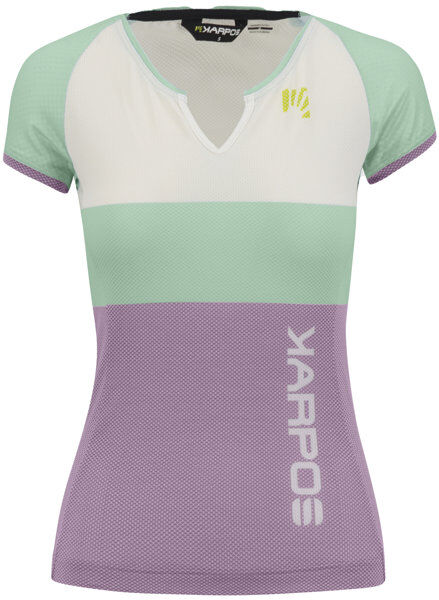 Karpos Moved Evo - T-shirt trekking - donna Light Green/White/Light Violet XS