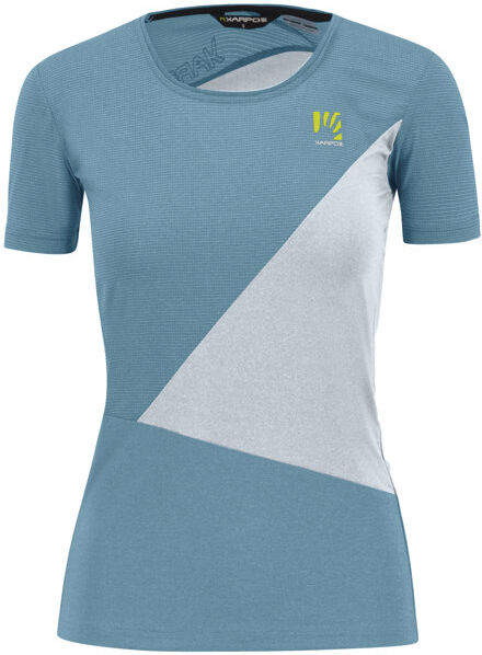 Karpos Nuvolau W - T-shirt trekking - donna Light Blue/Light Grey/Red S