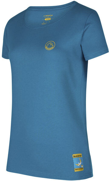 La Sportiva Climbing on the Moon - T-Shirt - donna Light Blue XS