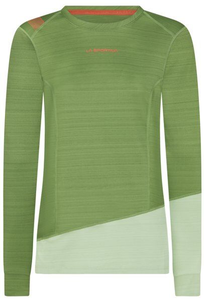 La Sportiva Dash - maglia a maniche lunghe - donna Green/Light Green/Red XL