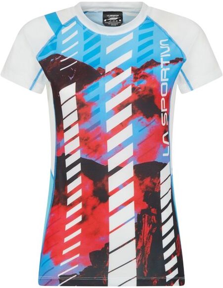 La Sportiva Draft - maglia trail running - donna White/Blue/Red M