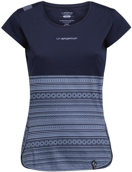 La Sportiva Lidra - T-shirt arrampicata - donna Dark Blue/Light Blue XS