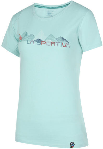 La Sportiva Peaks - T-shirt arrampicata - donna Light Blue/Red L