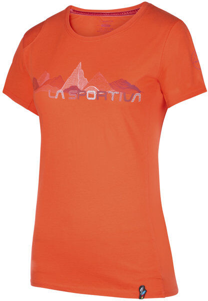 La Sportiva Peaks - T-shirt arrampicata - donna Orange XS