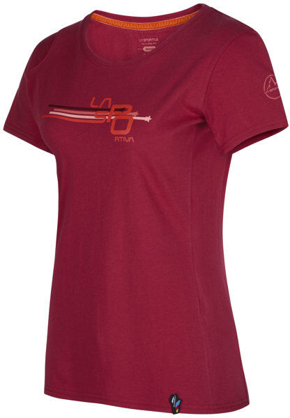 La Sportiva Stripe Cube W - T-shirt - donna Dark Red S