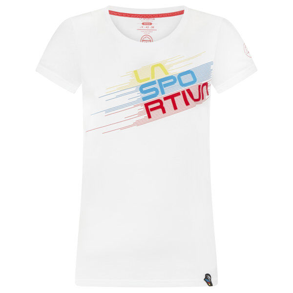 La Sportiva Stripe Evo W - T-shirt arrampicata - donna White XL