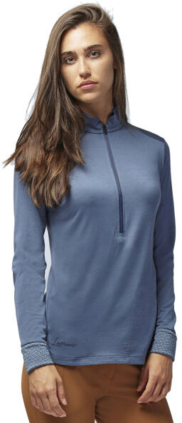 LaMunt Alexandra Long Sleeve Zip - felpa - donna Light Blue I48 D42