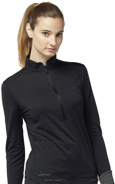 LaMunt Alexandra Long Sleeve Zip - felpa - donna Black I42 D36