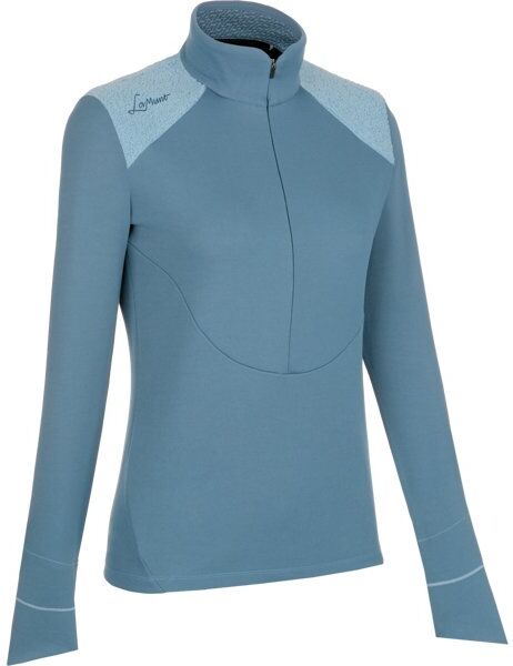 LaMunt Barbara Half Zip Thermal - felpa in pile - donna Light Blue I44 D38