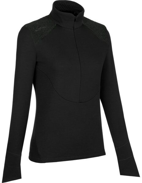 LaMunt Barbara Half Zip Thermal - felpa in pile - donna Black I44 D38