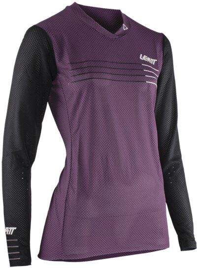 Leatt MTB Gravity 4.0 - maglia MTB a maniche lunghe - donna Violet/Black XS