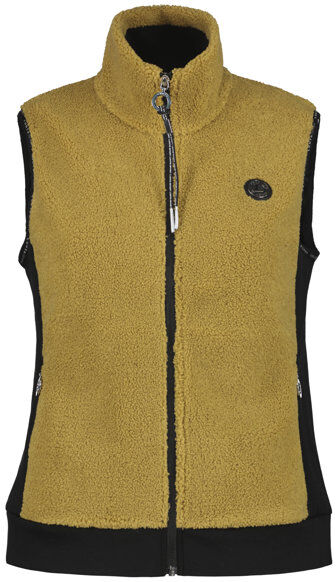 Luhta Alikartano W – gilet in pile - donna Dark Yellow/Black L