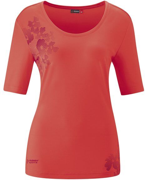 Maier Sports Irmi - T-shirt - donna Pink/Red 50