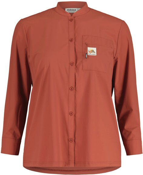 maloja LindaM. W - camicia a maniche corte - donna Orange M