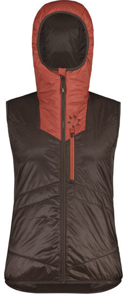 maloja TraminaM. - gilet - donna Dark Brown/Red L