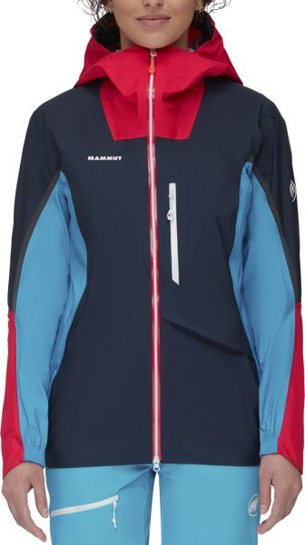 Mammut Nordwand Light HS Hooded - giacca hardshell - donna Dark Blue/Red S