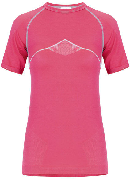 Meru Aniak SS - maglietta tecnica - donna Pink/Grey L