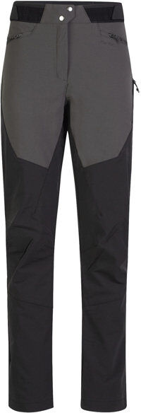 Meru Grafton W - pantaloni softshell - donna Black/Grey XL