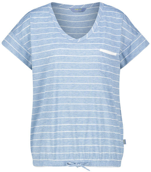 Meru Windhoek Drirelease S/S - t-shirt trekking - donna Light Blue/White S