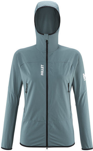 Millet Fusion XCS Hoodie W - giacca softshell - donna Light Blue M